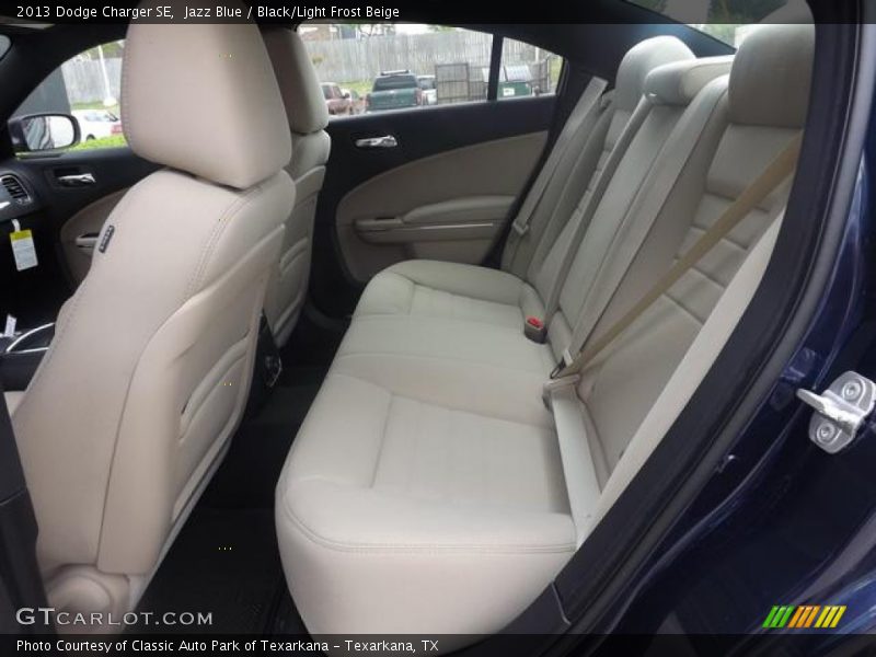 Jazz Blue / Black/Light Frost Beige 2013 Dodge Charger SE