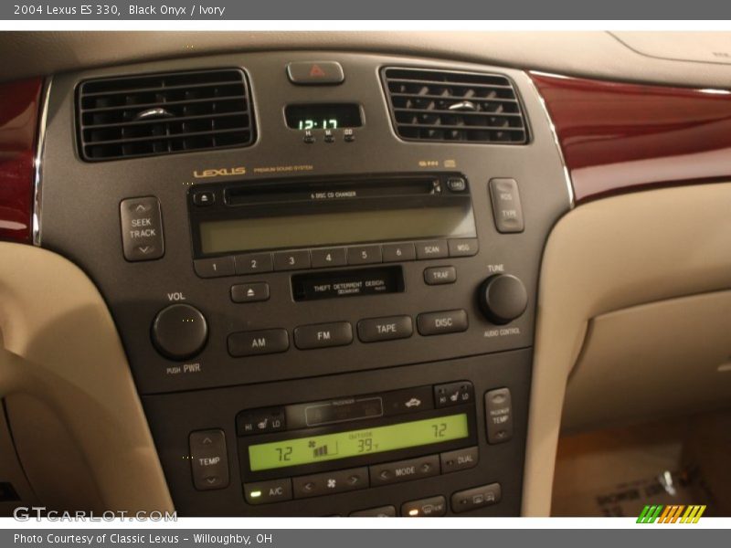Black Onyx / Ivory 2004 Lexus ES 330