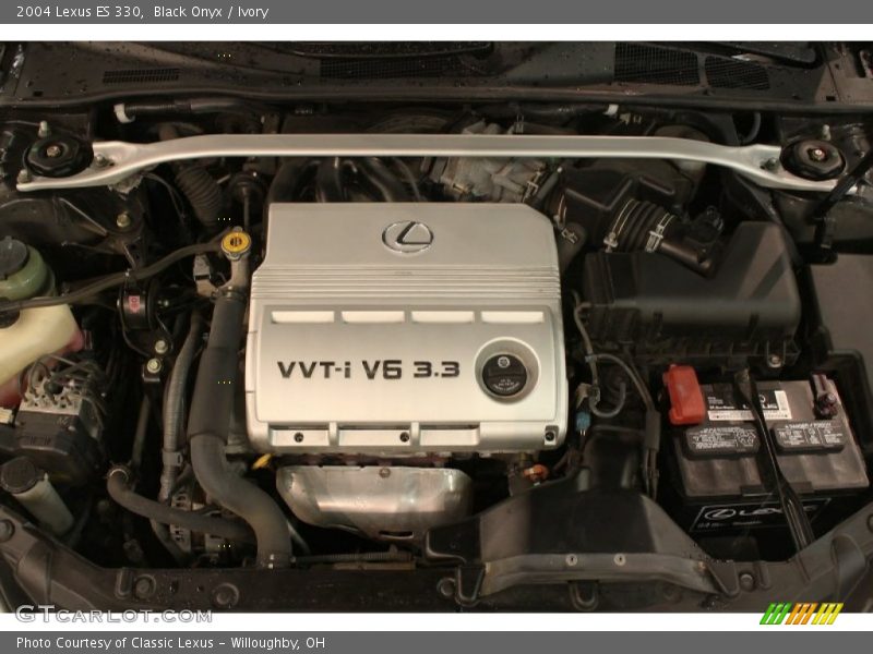 Black Onyx / Ivory 2004 Lexus ES 330