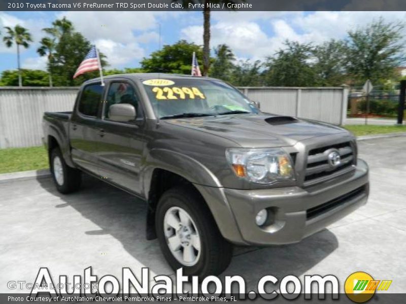 Pyrite Mica / Graphite 2010 Toyota Tacoma V6 PreRunner TRD Sport Double Cab