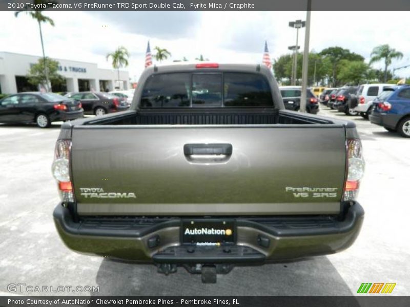 Pyrite Mica / Graphite 2010 Toyota Tacoma V6 PreRunner TRD Sport Double Cab