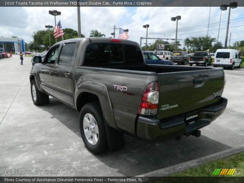 Pyrite Mica / Graphite 2010 Toyota Tacoma V6 PreRunner TRD Sport Double Cab