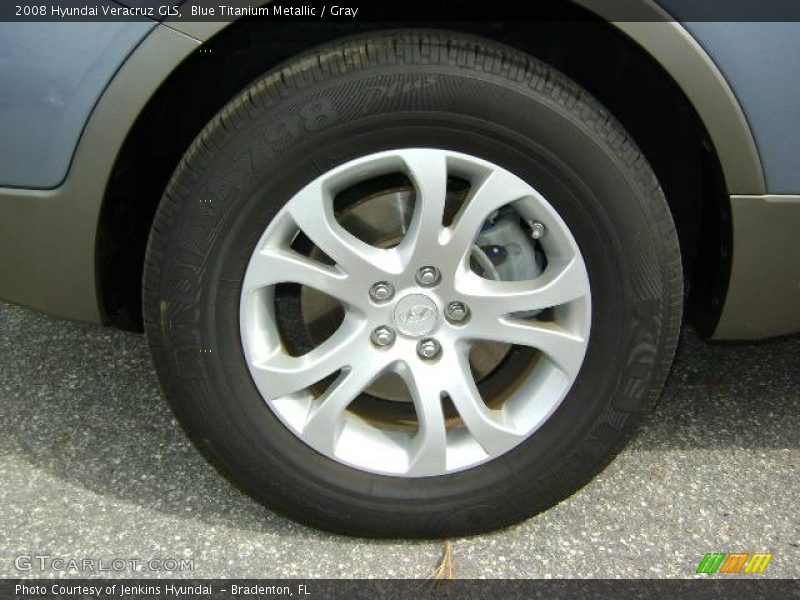 Blue Titanium Metallic / Gray 2008 Hyundai Veracruz GLS
