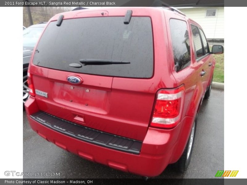 Sangria Red Metallic / Charcoal Black 2011 Ford Escape XLT