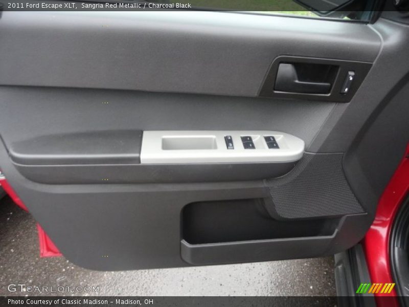 Sangria Red Metallic / Charcoal Black 2011 Ford Escape XLT