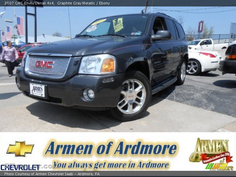 Graphite Gray Metallic / Ebony 2007 GMC Envoy Denali 4x4