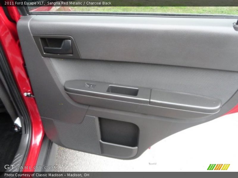Sangria Red Metallic / Charcoal Black 2011 Ford Escape XLT