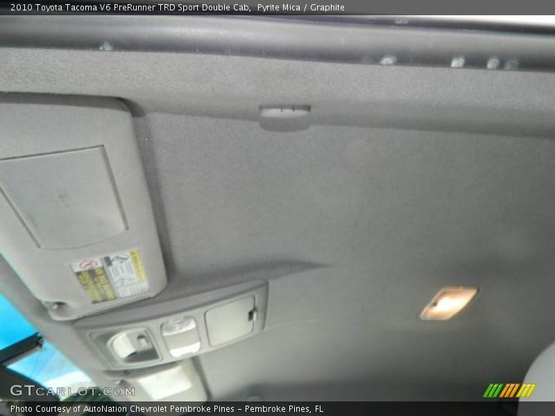 Pyrite Mica / Graphite 2010 Toyota Tacoma V6 PreRunner TRD Sport Double Cab