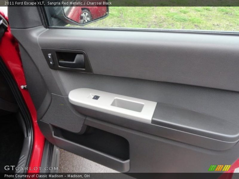 Sangria Red Metallic / Charcoal Black 2011 Ford Escape XLT