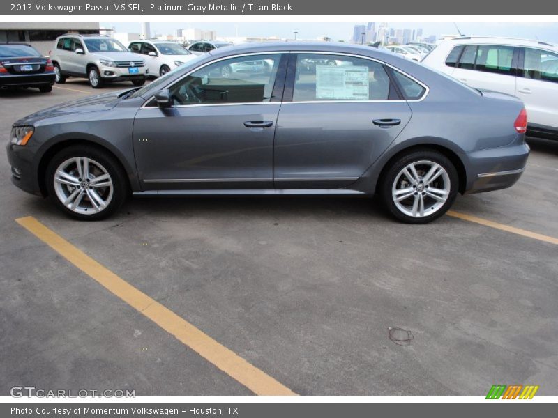 Platinum Gray Metallic / Titan Black 2013 Volkswagen Passat V6 SEL