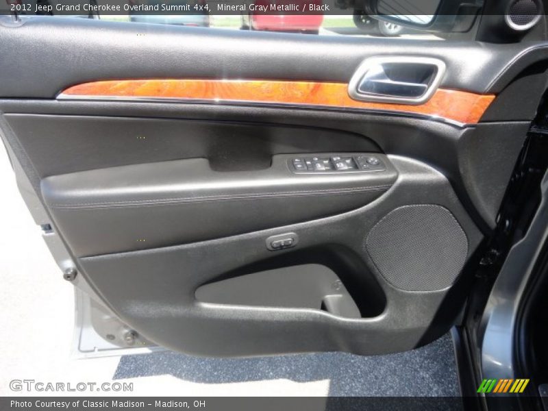 Mineral Gray Metallic / Black 2012 Jeep Grand Cherokee Overland Summit 4x4