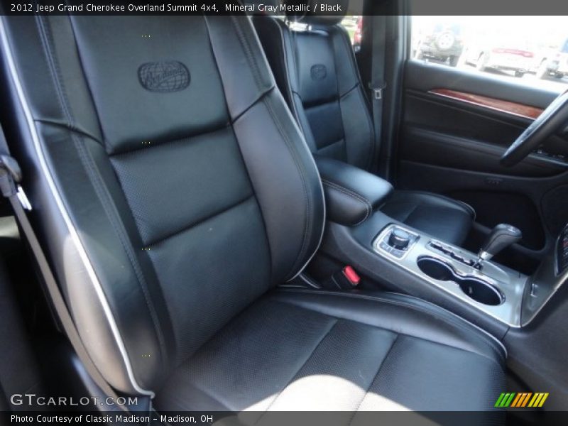 Mineral Gray Metallic / Black 2012 Jeep Grand Cherokee Overland Summit 4x4