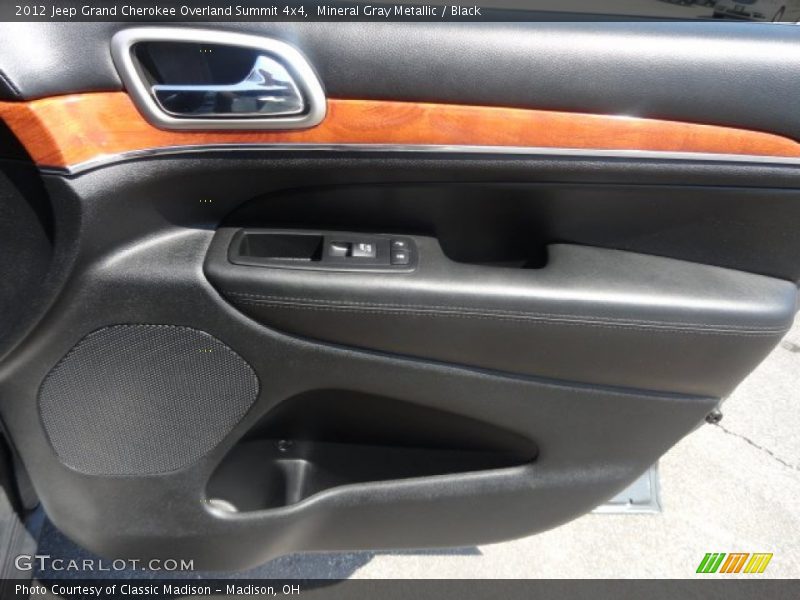 Mineral Gray Metallic / Black 2012 Jeep Grand Cherokee Overland Summit 4x4