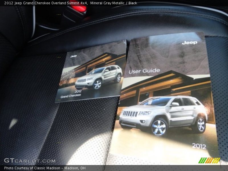 Mineral Gray Metallic / Black 2012 Jeep Grand Cherokee Overland Summit 4x4