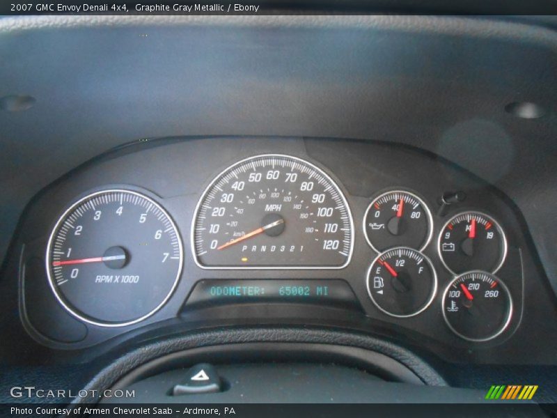 Graphite Gray Metallic / Ebony 2007 GMC Envoy Denali 4x4