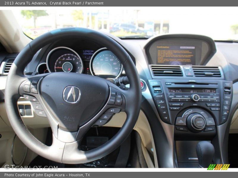 Crystal Black Pearl / Parchment 2013 Acura TL Advance