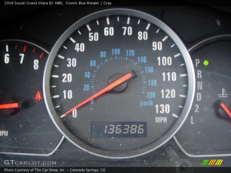 Cosmic Blue Metallic / Gray 2004 Suzuki Grand Vitara EX 4WD