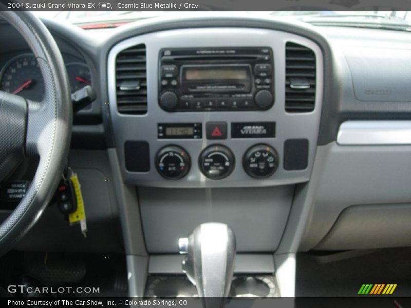 Cosmic Blue Metallic / Gray 2004 Suzuki Grand Vitara EX 4WD