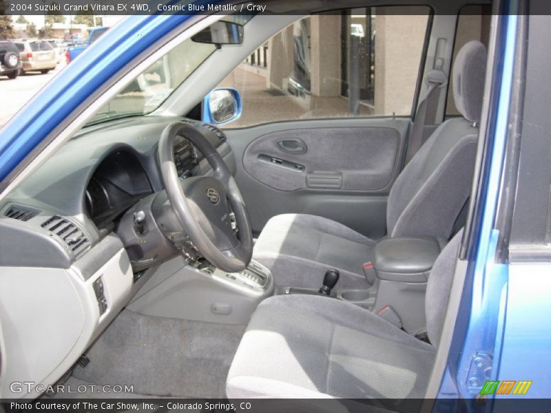 Cosmic Blue Metallic / Gray 2004 Suzuki Grand Vitara EX 4WD