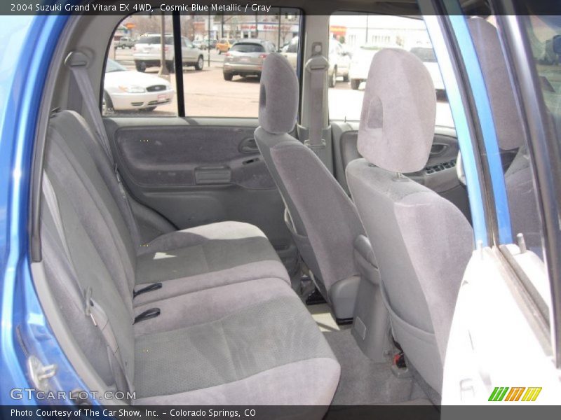 Cosmic Blue Metallic / Gray 2004 Suzuki Grand Vitara EX 4WD