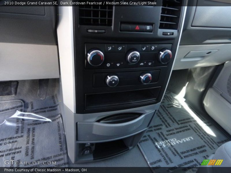 Dark Cordovan Pearlcoat / Medium Slate Gray/Light Shale 2010 Dodge Grand Caravan SE