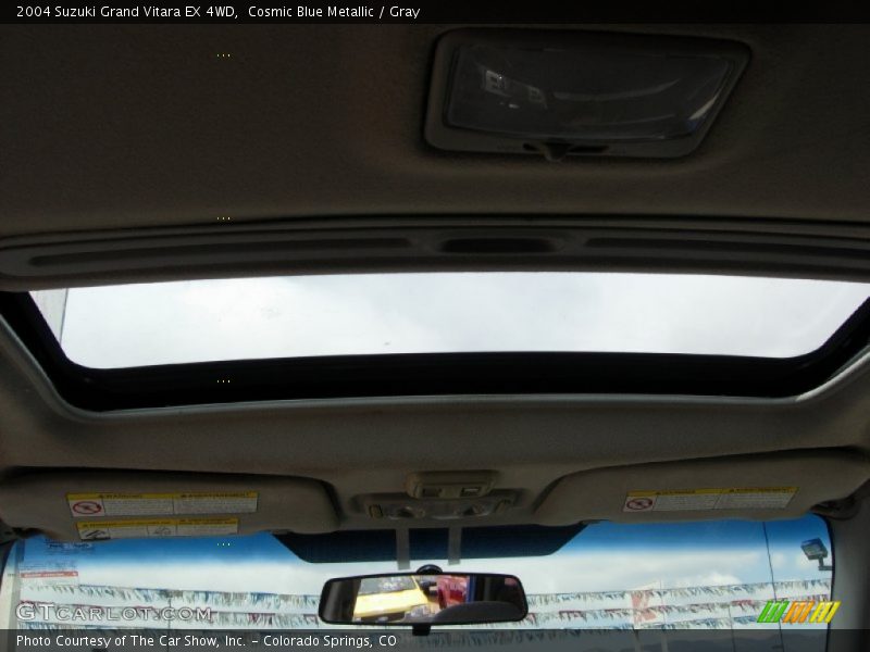 Cosmic Blue Metallic / Gray 2004 Suzuki Grand Vitara EX 4WD