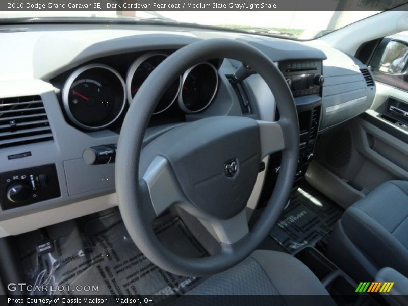 Dark Cordovan Pearlcoat / Medium Slate Gray/Light Shale 2010 Dodge Grand Caravan SE