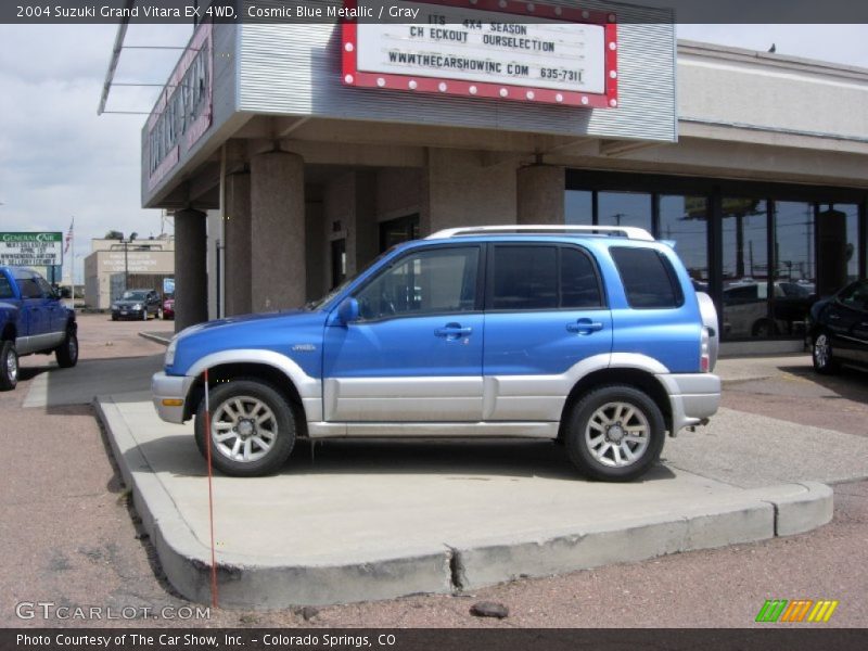 Cosmic Blue Metallic / Gray 2004 Suzuki Grand Vitara EX 4WD