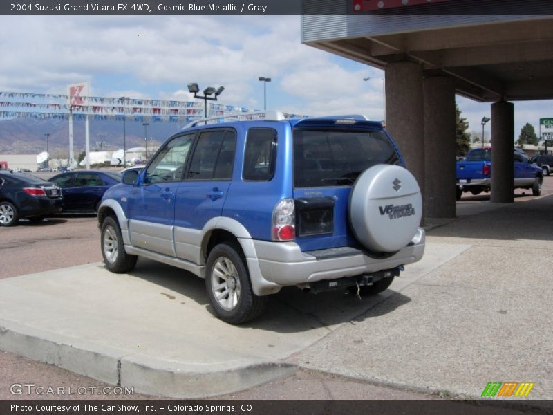 Cosmic Blue Metallic / Gray 2004 Suzuki Grand Vitara EX 4WD
