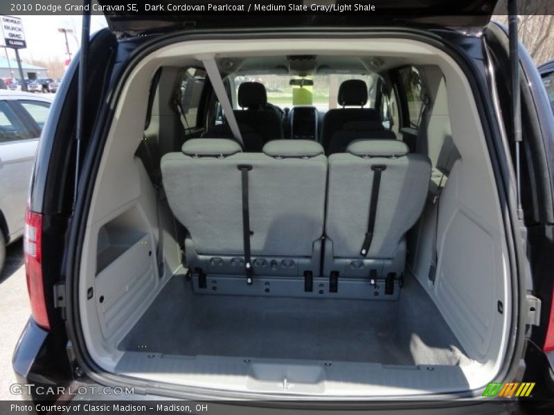 Dark Cordovan Pearlcoat / Medium Slate Gray/Light Shale 2010 Dodge Grand Caravan SE
