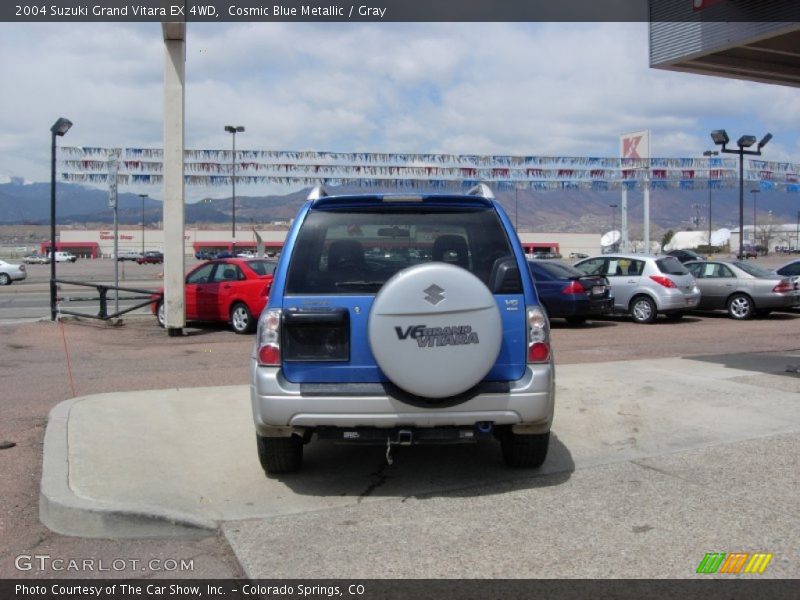 Cosmic Blue Metallic / Gray 2004 Suzuki Grand Vitara EX 4WD