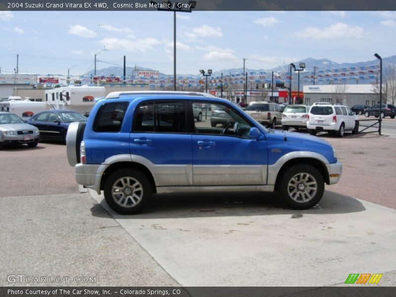 Cosmic Blue Metallic / Gray 2004 Suzuki Grand Vitara EX 4WD