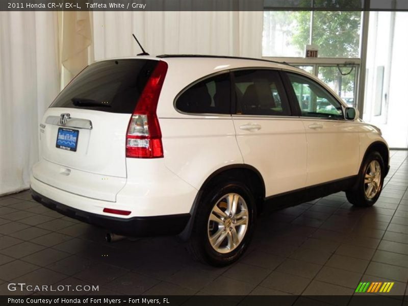 Taffeta White / Gray 2011 Honda CR-V EX-L