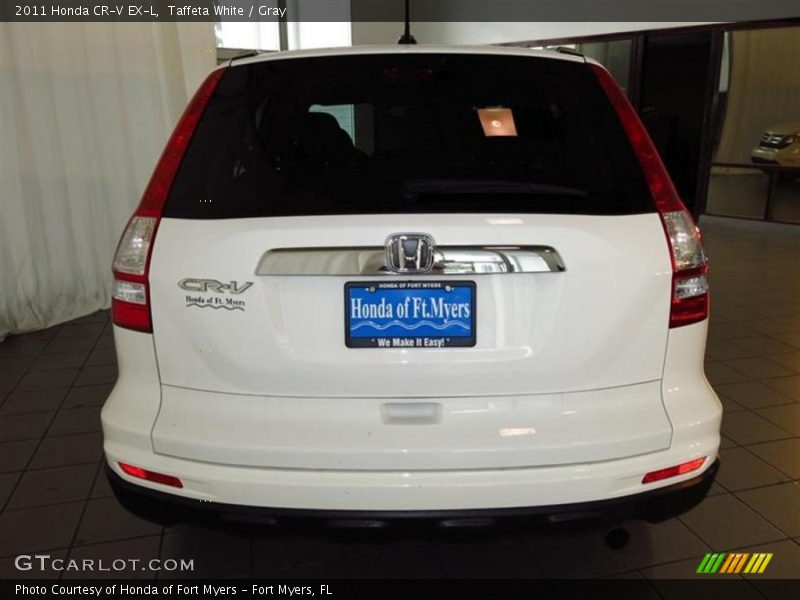 Taffeta White / Gray 2011 Honda CR-V EX-L