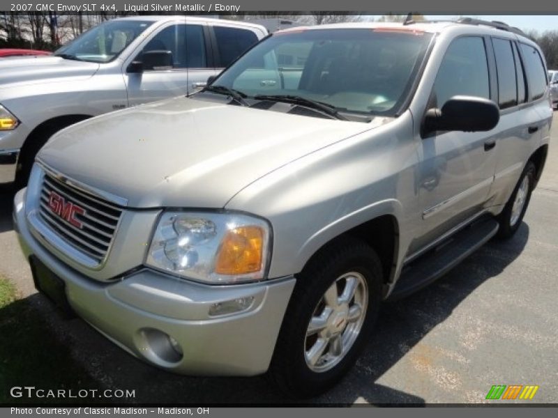 Liquid Silver Metallic / Ebony 2007 GMC Envoy SLT 4x4