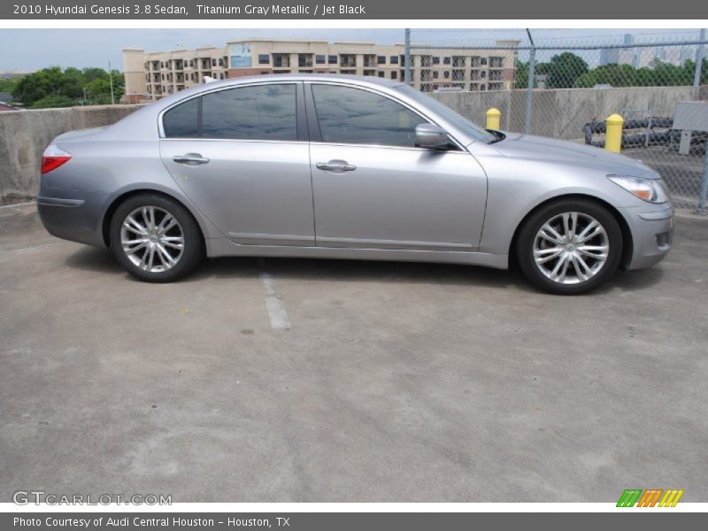 Titanium Gray Metallic / Jet Black 2010 Hyundai Genesis 3.8 Sedan