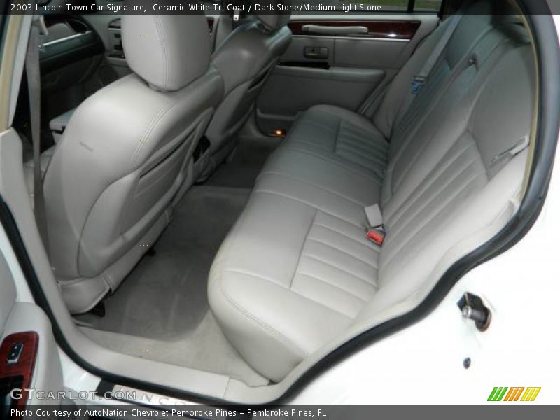 Rear Seat of 2003 Town Car Signature