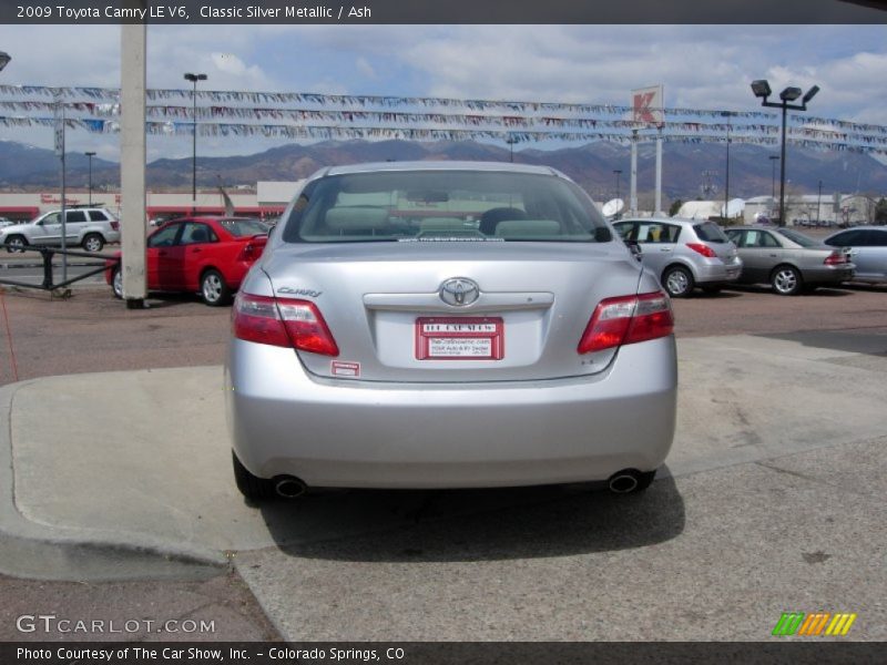 Classic Silver Metallic / Ash 2009 Toyota Camry LE V6