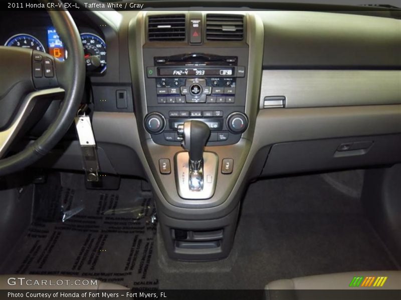 Taffeta White / Gray 2011 Honda CR-V EX-L