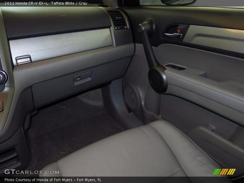 Taffeta White / Gray 2011 Honda CR-V EX-L