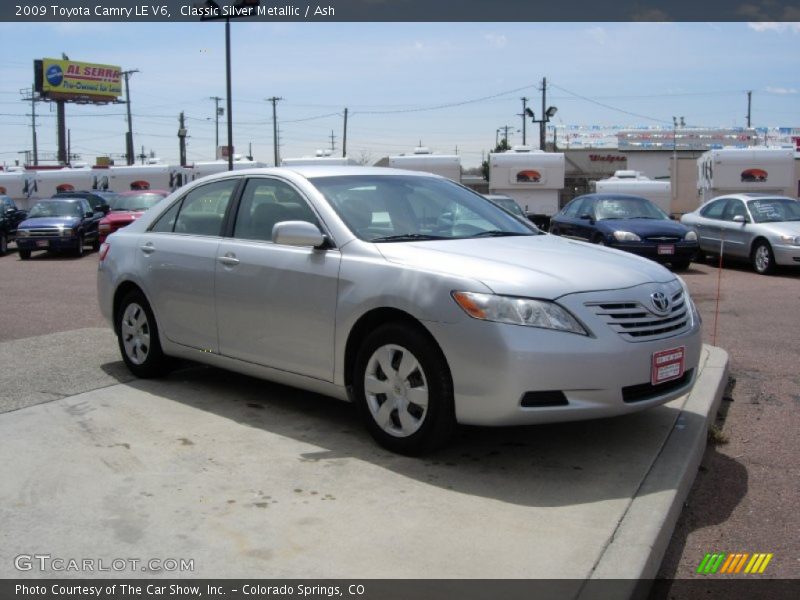 Classic Silver Metallic / Ash 2009 Toyota Camry LE V6