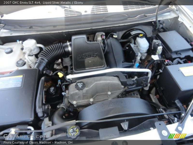 Liquid Silver Metallic / Ebony 2007 GMC Envoy SLT 4x4