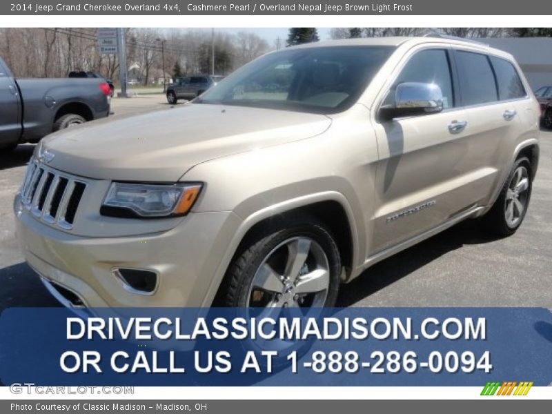Cashmere Pearl / Overland Nepal Jeep Brown Light Frost 2014 Jeep Grand Cherokee Overland 4x4