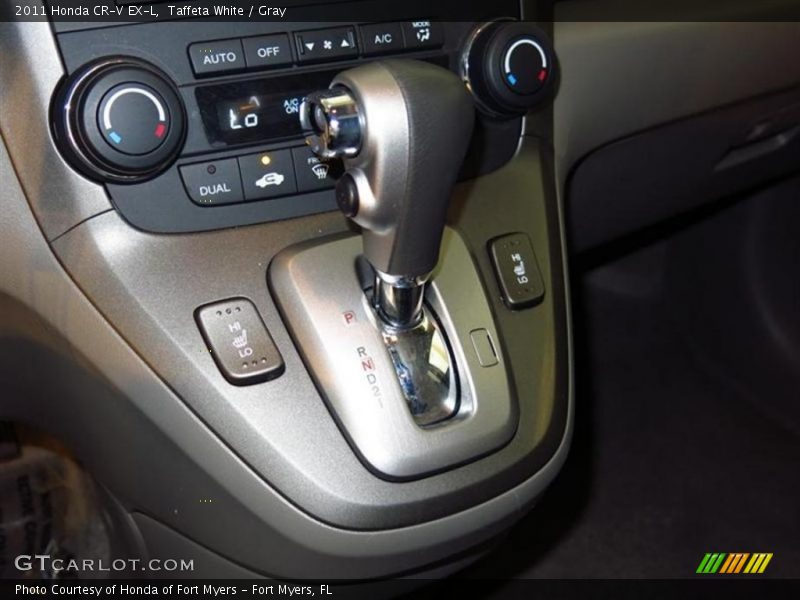 Taffeta White / Gray 2011 Honda CR-V EX-L