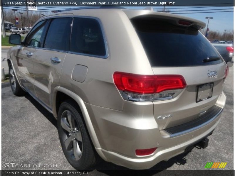 Cashmere Pearl / Overland Nepal Jeep Brown Light Frost 2014 Jeep Grand Cherokee Overland 4x4