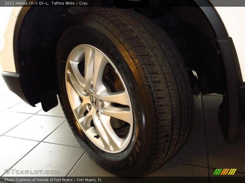 Taffeta White / Gray 2011 Honda CR-V EX-L