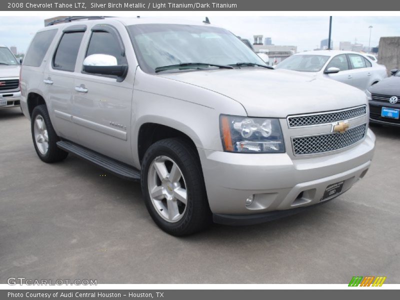 Silver Birch Metallic / Light Titanium/Dark Titanium 2008 Chevrolet Tahoe LTZ