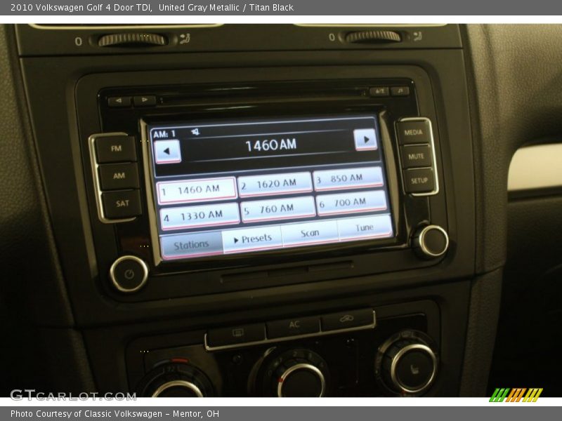 Audio System of 2010 Golf 4 Door TDI