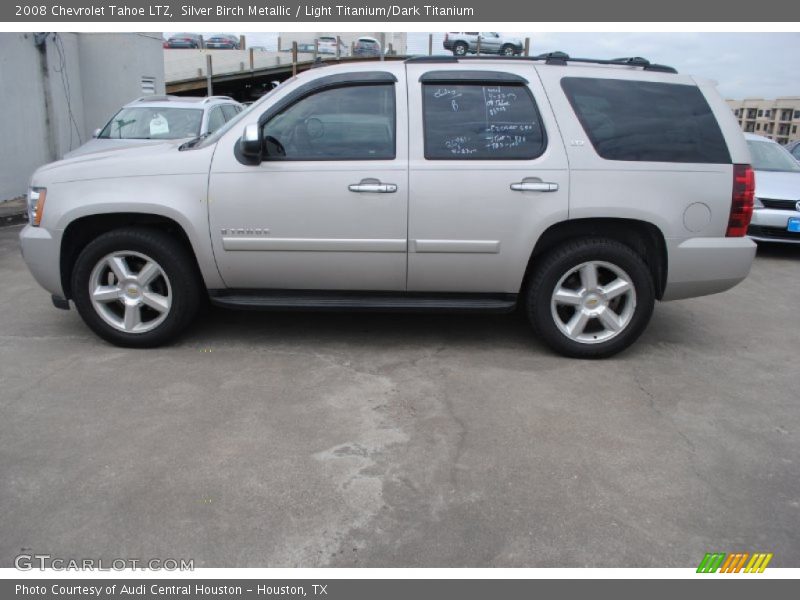 Silver Birch Metallic / Light Titanium/Dark Titanium 2008 Chevrolet Tahoe LTZ
