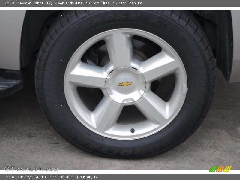 Silver Birch Metallic / Light Titanium/Dark Titanium 2008 Chevrolet Tahoe LTZ